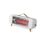 Warmlite, WL42015, Infrared Desk Heater, Ultra-Quiet, Energy Efficient, Overheat Protection, 350W, Cream