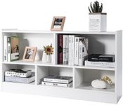 Tangkula 5 Cube Bookcase, 2 Tier Wo