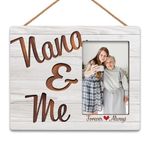 HIWX Nana & Me Picture Frame, Nana Gifts, Nana Grandkids Gifts Picture Photo Frames, Nana Gifts For Grandma, Grandma Frame, Nana Grandparent Mothers Day Birthday Christmas Picture Photo Frame 4x6