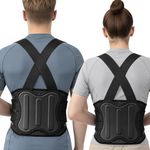 Lifting Support Back Brace for Men Wmen Heavy Duty Work Belt black XX-Large