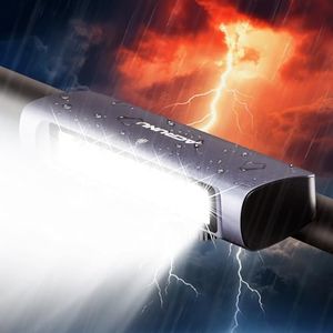 ACRUNU Bike Light, 3400 Lumen High/Low Beam Bike Headlight, IPX67 Waterproof Bike Light for Night Riding Runtime 8 hrs,Can be As a Power Bank,Bicycle Light for Mountain Biking, and More