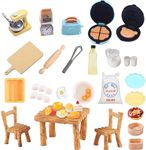 37 Pcs Miniature Dollhouse Furnitur