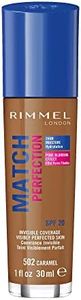 Rimmel London Match Perfection Foundation, Caramel #502
