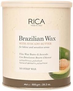 RICA Brazilian Wax with Avocado Butter - Made in Italy - For Bikini & Face Wax (28.2 OZ)