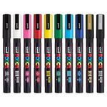 Posca - PC-3M - Paint Marker Art Pens – 0.9-1.3mm – Pack of 10 Markers