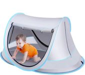 Pop-Up Baby Beach Tent for Boys and Girls, Portable Toddler Travel Tent with UV Protection for Infants, Summer Baby Beach Shade, Lightweight and Easy to Carry