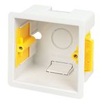 Appleby White Square Mounting Box, 47 mm