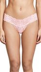 Cosabella Women's Say Never Cutie Low Rise Thong Panties, Pink Lilly, One Size