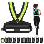 Weighted Vest for Women, Sport Running Weighted Vest with LED Reflective Belt and Outdoor Headlight, 2-10 lbs Weight Vest for Strength Training and Workout