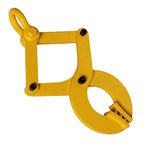 BISupply Pallet Puller Clamp, 6,000 lb Pound Pulling Capacity, Pallet Grabber Hook Puller Tool for Forklift Chain