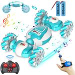 YTKIH 3 in 1 Gesture RC Car-Remote Control Cars with Lights & Music for Kids,2.4Ghz Hand Controlled Stunt Snake 360° Roll Toys,Best Birthday Gifts for Kids Age 6-12 Year Old