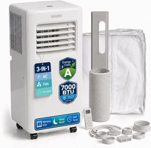 Olsen & Smith 3-in-1 Portable Air Conditioner – 12000 BTU, Cooling, Fan, Dehumidifier, Remote, Window Kit
