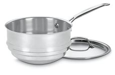 Cuisinart 7111-20 Chef's Classic Stainless Universal Double Boiler with Cover Cookware-Collection, Stainless Steel, 20-cm