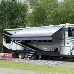 Suncode Black Motorized RV Awning M