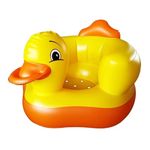BLUEMOJO Baby Sitting Chair for 3-36 Months, Inflatable Sofa seat with Air Pump | Portable Feeding Booster for Kids | Cushion Back Support for Infants | Chairs Sitter for Outdoor Kids