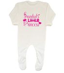 Shopagift Grandad's Little Princess Pink Cute Baby Sleepsuit Romper