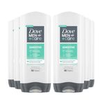 Dove Men+Care 3-in-1 Body, Face & Hair Wash Hydrating Sensitive Provides 24 Hour Nourishment with Clean and Calm Scent of Fresh Mint and Cedar Body Wash for Men, 400ml Pack of 6