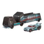 Hot Wheels Hw Park N Play Super Rigs, Transporter Vehicle With 1 1:64 Scale Car 3+ Years Age, Multicolor