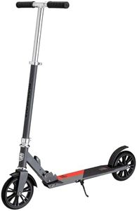 Mongoose Trace 180 mm Youth/Adult Folding Kick Scooter, Grey/Red