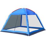 CAMPMORE Screen House Camping Tent 10 x 10 Ft, 6 Person Weatherproof Removable Camping Canopy Camping Tent