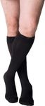 Sigvaris 822 Men's Midtown Microfiber Socks - 20-30mmHg Long Black XX Long 822CXXM99