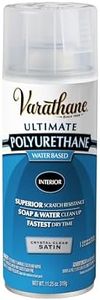 Varathane Water-Based Crystal-Clear Ultimate Polyurethane Spray | Interior Wood Protection | Fast Dry Time | Easy Clean Up | Satin | 11.25 oz