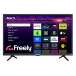 Westinghouse 32 Inch Freely TV Smart Roku OS - Dolby Digital HDR10, Netflix, Apple TV+, BBC iPlayer,,HDMI, USB- Ideal Small TVs for Bedroom, Lounge or Kitchen