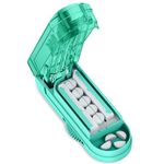 DEPAD Pill Cutter Splitter for Cutting Multiple Pills, Adjustable Pill Cutter Splitter for Small and Tiny Pills with Accurate Pill Alignment, Pill Cutter for Small or Large Pills with Sharp Safe Blade