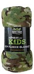 Kombat Kids Army Combat BTP Camo Blanket Soft Fleece Rug Boys Toy Soldier Bedroom,150 x 100cm