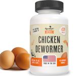 Roosty's Naturals De-Wormer for Chickens | 120 Count | All-Natural Formula | US-Made Chicken Wormer, Poultry De-Wormer | Chicken Medicine Supplies to Relieve and Safeguard from Worms