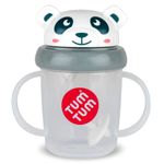 TUM TUM Tippy Up Free Flow Sippy Cup (No Valve), Sippy Cup for Toddlers, 200ml, BPA Free (Pip Panda S3)