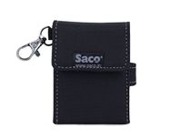 Saco Nylon Plug and Play Case Pouch for Samsung T3 T5 Drive 250GB 500 GB 1TB Portable Solid State External SSD - Black