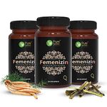 Pure Nutrition Naturals Femenizin Premium Daily Vitality & Wellness Supplement for Women - 60 Veg Caps (Pack 3)