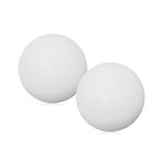 OUTOSS-Pallino for Bocce Ball Game,Boule Game,Jack for Petanque Game,Size-40mm(1.57In.),White-2 Packs