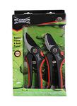 Wilkinson Sword 1111174W Bypass Pruner & Anvil Pruner Secateurs Twin Pack