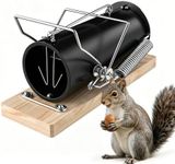 Squirrel Traps, Outdoor Heavy-Duty Squirrel Traps, Rodent Trap for Patios, Squirrel Trap for Outdoor Use, Garden Use-Black