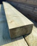 New Natural Colour Treated TIMBER Garden Railway Sleepers 200X100 2.4M