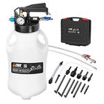 EWK Patented 10L Automatic Transmission Fluid Pump Fluid Extractor/Dispenser for ATF Filler System with 14 Adapters