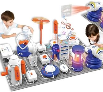 Science Toys Kits for Kids, Electronics Exploration Kit, Over 500 Projects, Electric Circuit STEM Toy, STEM Educational Toy for Kids Aged 6+, Full Color Project Manual