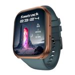 Fastrack Limitless Fs1+ Smartwatch| 2.01" Ultravu Display|950 Nits Brightness|Singlesync Bt Calling|Nitro Fast Charging|110+ Sports Modes|200+ Watchfaces|Upto 7 Day Battery - Green