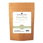 The Republic Of Tea Ginger Peach 100% White Tea, 250 Tea Bags, Fancy Peach and Spicy Ginger Tea