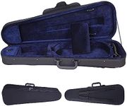 Aileen CSV102 Basic Professional Triangular Lightweight Suspension Carry Violin Hard Case - 4/4 Full Size Black