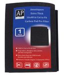 Amazinpure 16x48 in Cut to Fit Carbon Pad AC Furnace Filters HPA100 HPA200 HPA300 Series Consoles Winix 5500 Range Hood Filter BP58 Pet Cat Litter Box Filter Compost bin Filter