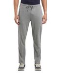 Jockey Men's Relaxed Fit Trackpants (9500_Grey Melange & Navy_XX-Large_Grey Melange & Navy_XX-Large)