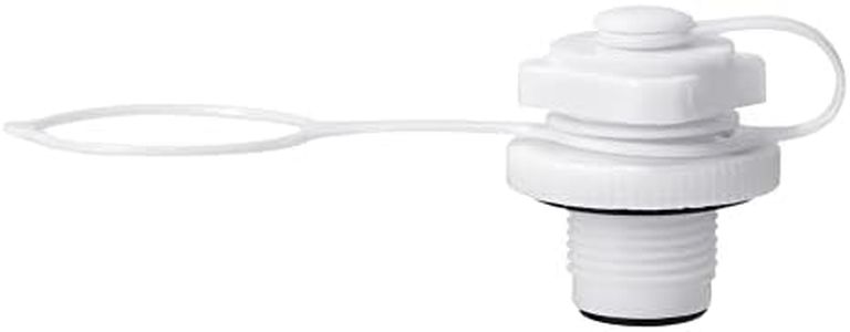 AUTOZOCO Válvula neumática Bote Inflable, Válvula inflado para embarcaciones inflables, Válvula Aire para inflables, Adaptador de válvula de Aire Barcos inflables Kayak Balsa, Tornillo 22 mm, Blanco