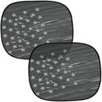 Motor Trend USA Vintage Flag Car Window Shades, 2-Pack (18” x 14”) - Car Window Covers Block Heat and Glare, Ideal Car Window Shade for Baby Pets Kids Travel, Car Window Shades for Side Window