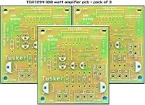 VASP Electronics 100 Watt Mono Amplifier High Power PCB Board, Compact Size for Home Theater DIY Projects - PCB Only TDA7294 - Pack of 3