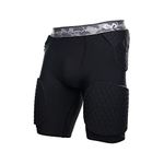 Mcdavid 7991 HexPad Wrap Around Basketball Short Black - Large