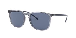 Ray-Ban Men's 0rb4387 Sunglasses, Blue (Transparente Blue), 56 UK