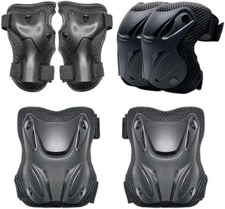 Roller Blading Knee Pads and Elbow Pads,Wrist Guards for 8-15 Years Old Kid